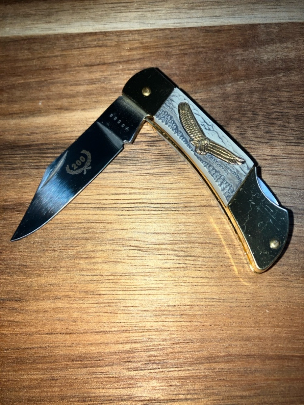 Vtg New Old Stock American Eagle 200th Bicentennial Edition Folding Knife, Japan